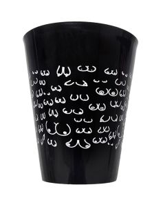 DIABLO PICANTE - TASSE NOIRE 500 ML AVEC SEINS BLANCS