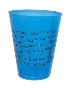 DIABLO PICANTE - TASSE BLEUE 500 ML AVEC SEINS NOIRS