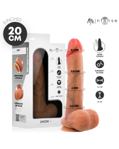 MR INTENSE - GARY M PÉNIS EN SILICONE ULTRA-RÉALISTE AVEC TESTICULES 20 CM -Ø- 4,2 CM