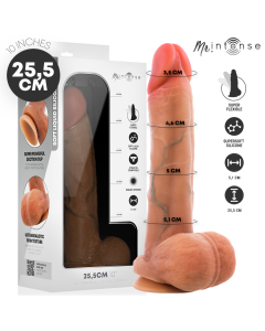 MR INTENSE - GARY XL PÉNIS EN SILICONE ULTRA-RÉALISTE AVEC TESTICULES 25,5 CM -Ø- 5,1 CM