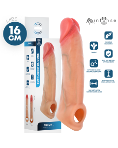 MR INTENSE - SIMON L PROTECTION PÉNALE EN SILICONE 16 CM -Ø- 4,5 CM