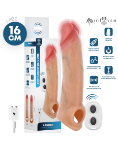 MR INTENSE - ARNOLD L MANCHON PÉNIS VIBRANT ULTRA-RÉALISTE AVEC TÉLÉCOMMANDE 16 CM -Ø- 4,5 CM