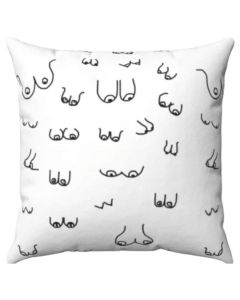 DIABLO PICANTE - COUSSIN DE SEINS 30 X 30 BLANC