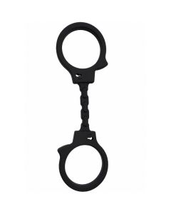 DIABLO PICANTE - MENOTTES EN SILICONE NOIRES