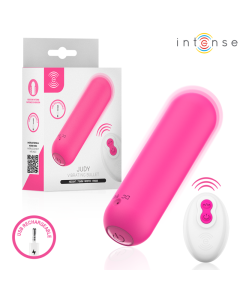 INTENSE - JUDY VIBRANTE RECHARGEABLE AVEC TÉLÉCOMMANDE ROSE
