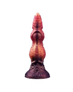 POWER MONSTERS - SAVAGE BEASTLORD TRICOLOR FANTASY GODEMICHET EN SILICONE 24 CM Ø 5 CM