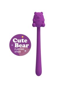 PRETTY LOVE - BÂTON VIBRATEUR RECHARGEABLE EN FORME D&#39;OURS MIGNON