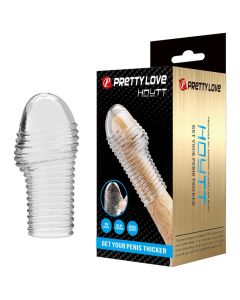 PRETTY LOVE - MANCHON PÉNIS HOTTT POUR UN PÉNIS PLUS ÉPAISSE TRANSPARENT