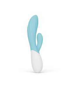 LELO - INA TWIST DOUBLE VIBRATEUR LAPIN POUR LE POINT G ET LE CLITORIS BLEU
