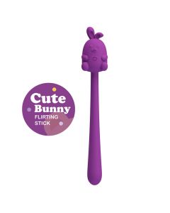 PRETTY LOVE - BÂTON VIBRANT FLEXIBLE LAPIN MIGNON RECHARGEABLE USB VIOLET
