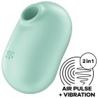 Stimulateur et Vibrateur Double Air Pulse Pro To Go 2 Vert