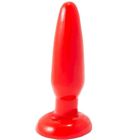 Petit Plug Anal Rouge 15 Cm