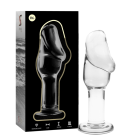 Plug Anal Modèle 6 Verre Borosilicate Clair 12.5 Cm -O- 4 Cm