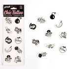Lot de 10 Tatouages Temporaires Spicy Collection