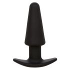 Rock Bottom Tapered Anal Plug 10 Vibrations Silicone Noir