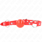 Bâillon Tpe Balle 4 Cm avec Rojo Lock 60 X 2 Cm