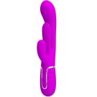Shania Triple Rabbit Vibrateur Multifonction Rose