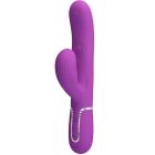 Vibrateur Lapin Multifonction 3 en 1 Perlita Violet