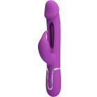 Kampas Vibrateur Lapin Multifonction 3 en 1 Violet