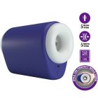 Masturbateur pour Homme Dj Lady avec Vibration 5 Réglages Violet