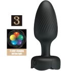 Osborn Plug Anal avec Lumière Led Noir 9,8 Cm