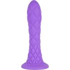 Dreamy Dildo Fantasy Silicone Liquide Thermoréactif Violet 18,5 Cm