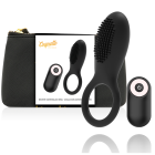 Coquette Chic Desire - Cockring Télécommande Rechargeable Noir/ Or