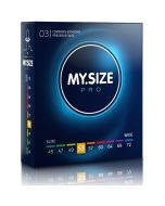 MY SIZE - PRO PRESERVATIFS 53 MM 3 UNITES