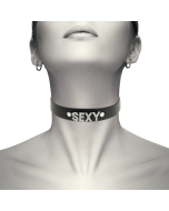 COQUETTE CHIC DESIRE - RAS DE COU SEXY EN CUIR VÉGAN