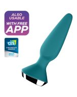 SATISFYER - VIBRATEUR PLUG ILICIOUS 1 PLUG VERT