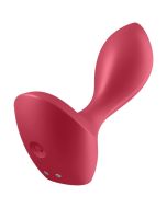 SATISFYER - BOUCHON VIBRANT BACKDOOR LOVER ROUGE