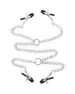OHMAMA FETISH - 4 Pinces à tétons AVEC CHAÎNES