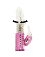 OHMAMA - VIBRATEUR AVEC FONCTION DE ROTATION ET STIMULATEUR DE CLITORIS