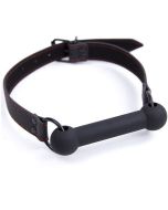 OHMAMA FETISH - BÂILLON EN OS AVEC SANGLE PU