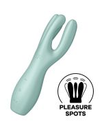 SATISFYER - VIBRATEUR THREESOME 3 MENTHE