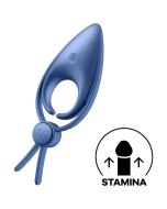 SATISFYER - VIBRATEUR  ANNEAU SNIPER BLEU