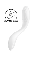SATISFYER - VIBRATEUR SPOT G RRROLLING PLEASURE BLANC