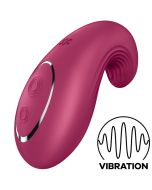 SATISFYER - VIBRATEUR  POSER DIPPING DELIGHT ROUGE