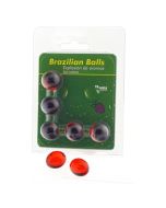 TALOKA - 5 BOULES BRÉSILIENNES GEL INTIME FRAISE