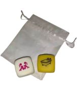 DIABLO PICANTE - JEU DE 2 DÉS KAMASUTRA POUR FILLES POSTURE + PLACE