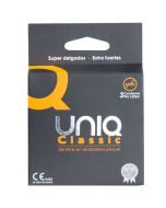 UNIQ - CLASSIC PRÉSERVATIFS SANS LATEX 3 UNITÉS