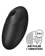 SATISFYER - STIMULATEUR ET VIBRATEUR VULVA LOVER 3 NOIR