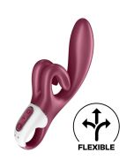 SATISFYER - VIBRATION DE LAPIN TOUCH ME ROUGE
