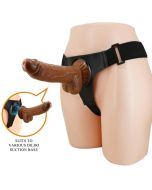 PRETTY LOVE - SLIP HARNAIS HARNAIS UNIVERSEL AVEC GODE MICHEAL 20 CM NOIR