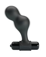 MR PLAY - PLUG ANAL VIBRATEUR EN SILICONE NOIR