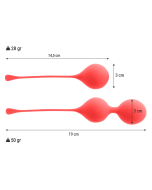 INTENSE - PACK BALLES KEGEL KENDALL ROUGE