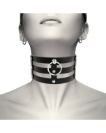 COQUETTE CHIC DESIRE - RAS DE COU EN CUIR VÉGAN STYLE FÉTICHE