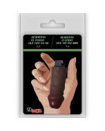 TALOKA - BRIQUET FANTASTIQUE EN FORME DE PÉNIS DE COULEUR MULATTO 100% RECHARGEABLE