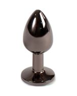 SECRETPLAY - PLUG ANAL EN GUNMETAL PETITE TAILLE 7 CM