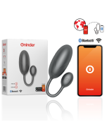 ONINDER - OEUF VIBRANT TOKYO NOIR 7,5 X 3,2 CM APPLICATION GRATUITE